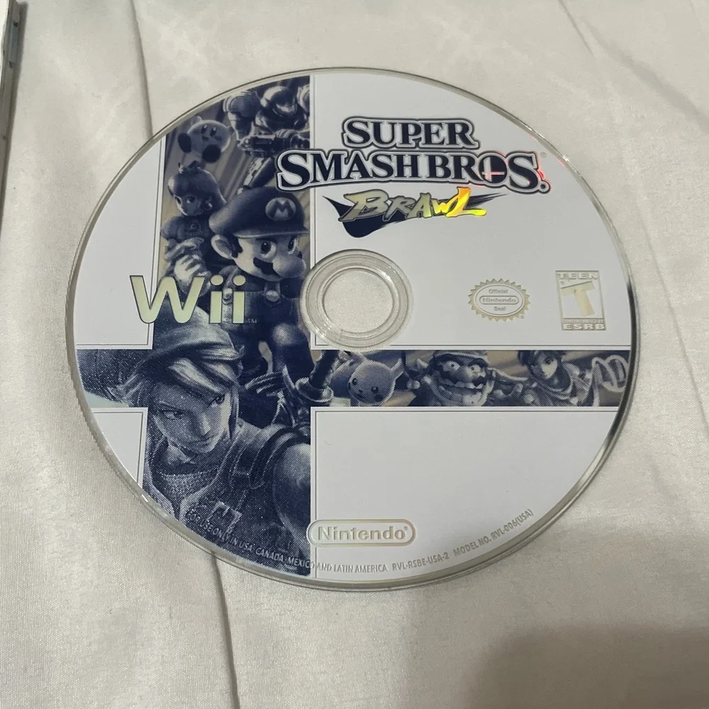 Super Smash Bros. Brawl Nintendo Wii Complete W/ Manual CIB